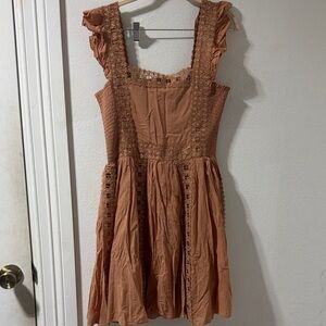 Ruffled Lace Dress